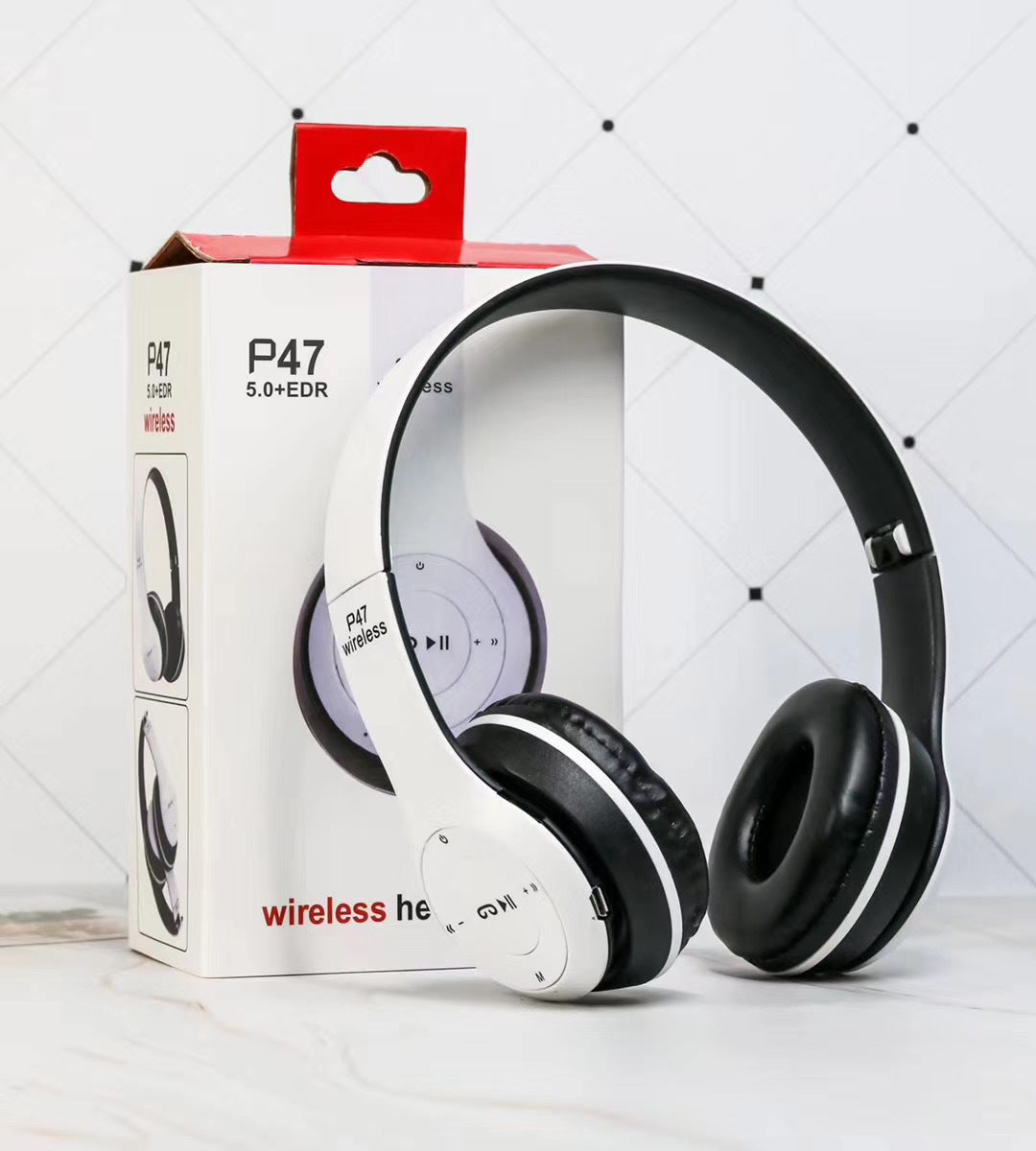 Foldable Stereo Bass Bluetooth Headphones