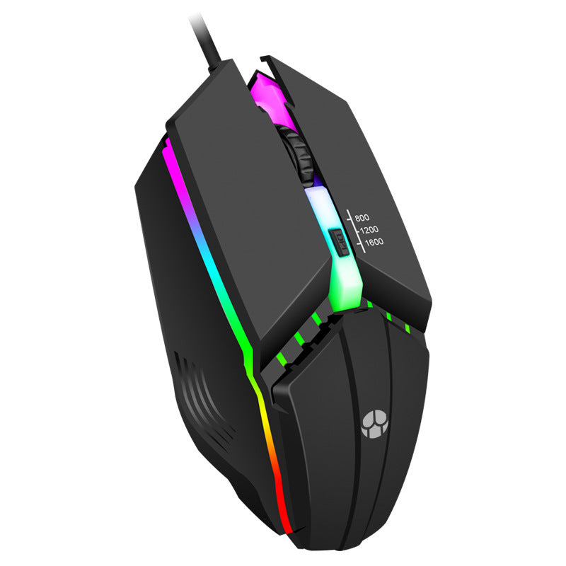 Wired Usb Glowing Computer Mouse
