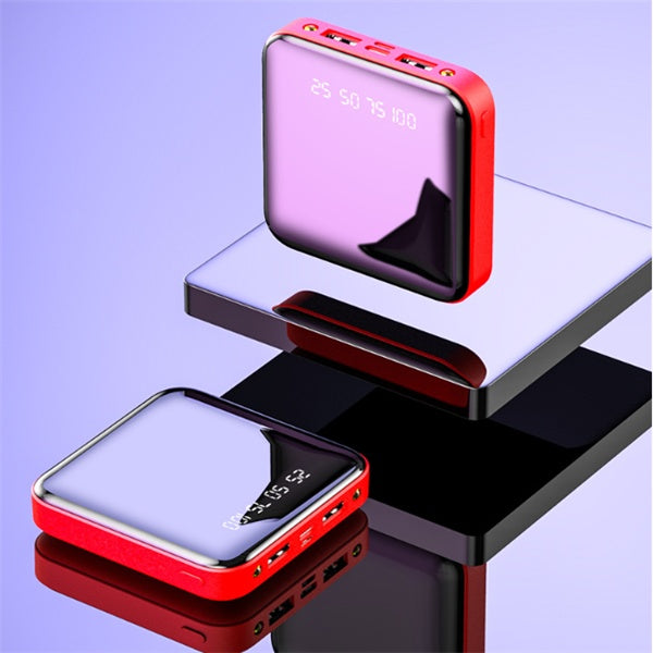 20000 MAh Portable Mirror Digital Display Power Bank