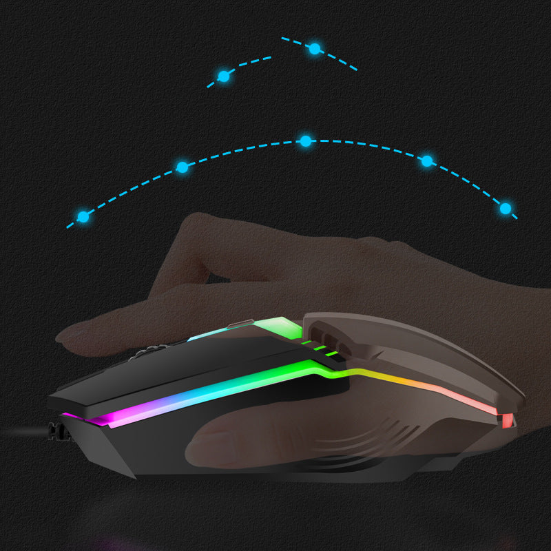 Wired Usb Glowing Computer Mouse