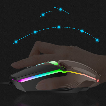 Wired Usb Glowing Computer Mouse