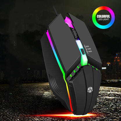 Wired Usb Glowing Computer Mouse