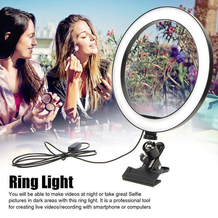 Live Ring Light Fixing Clip 6-10 Inch