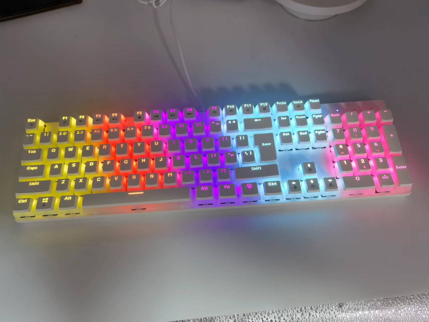 Mechanical Shaft Wired Backlit Mechanical Keyboard