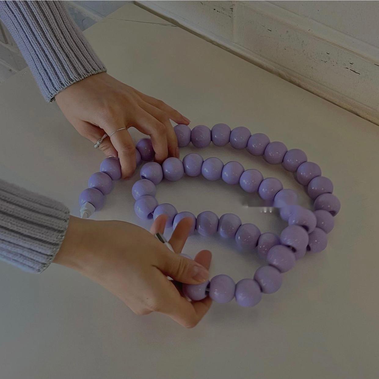 Beaded Mobile Phone Data Cable