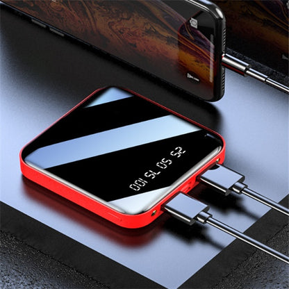 20000 MAh Portable Mirror Digital Display Power Bank