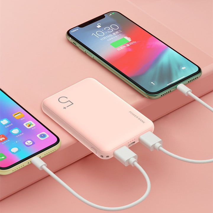 5000mah Compact Mini Portable Power Bank