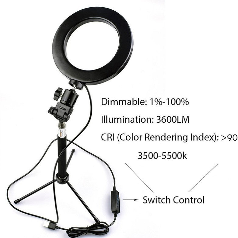 Compatible with Apple Lifting LED ring light