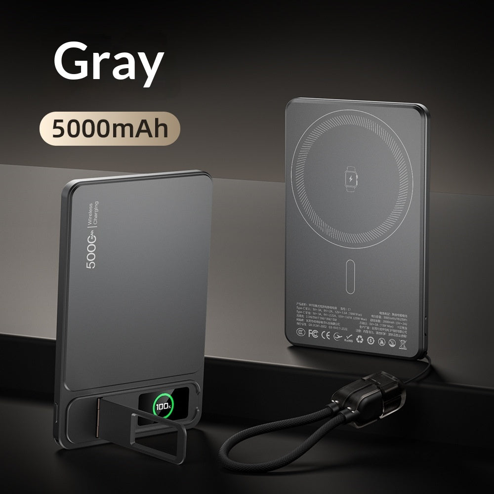 Color Screen Stand And Wireless Magnetic Charging