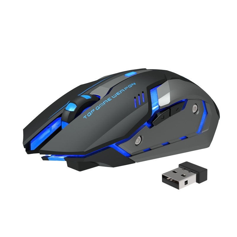 Wireless Charging Luminous Machinery Mouse