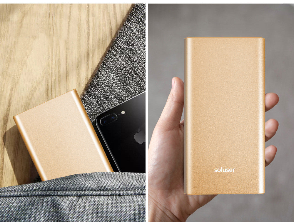 12000mAh Aluminum Alloy Power Bank