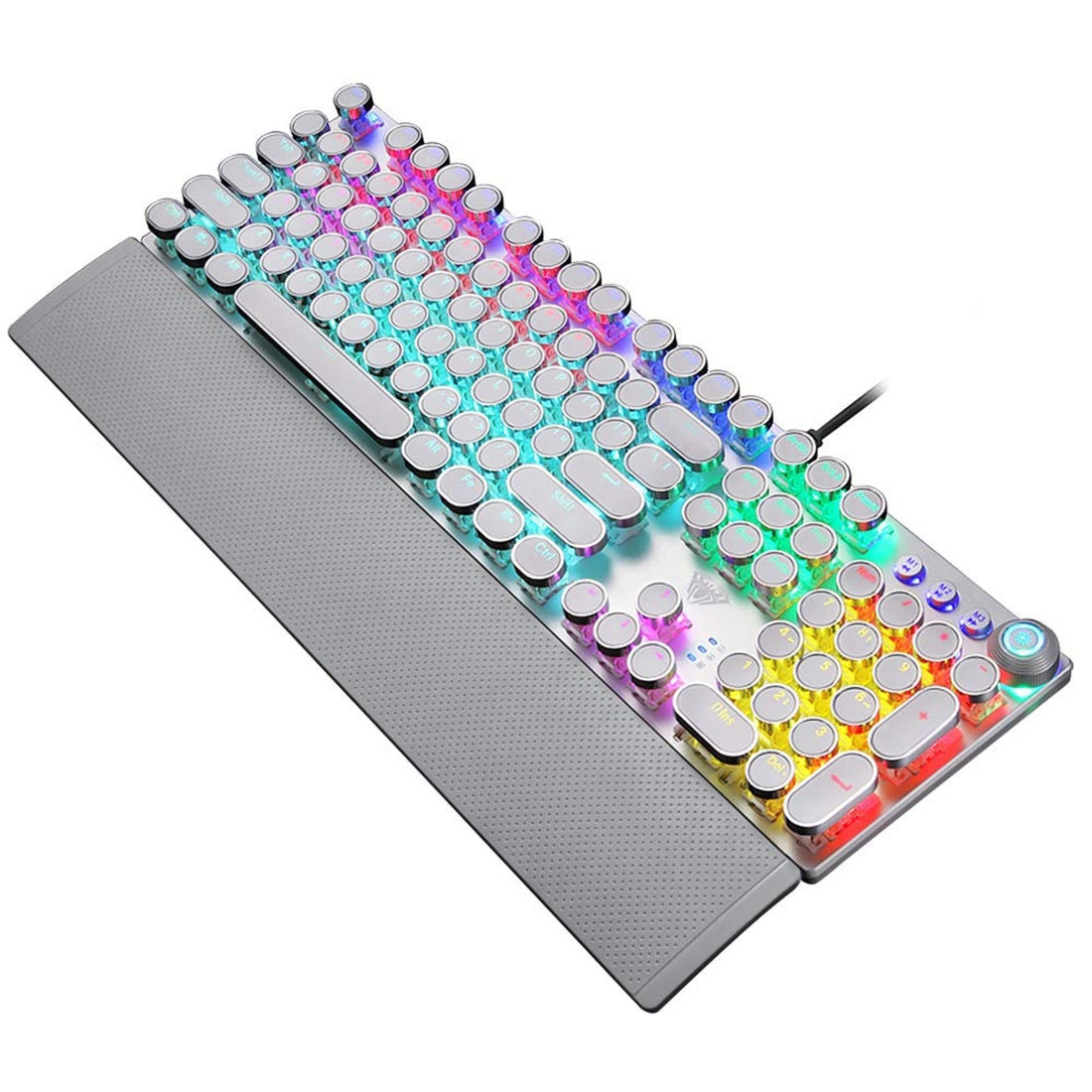 Punk Green Axis Computer Wired Gaming Keyboard