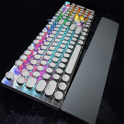 Punk Green Axis Computer Wired Gaming Keyboard