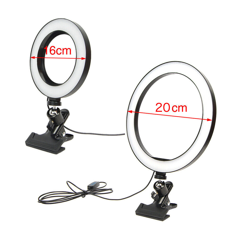 Live Ring Light Fixing Clip 6-10 Inch
