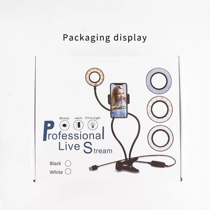 Selfie Ring Light With Cell Phone Holder