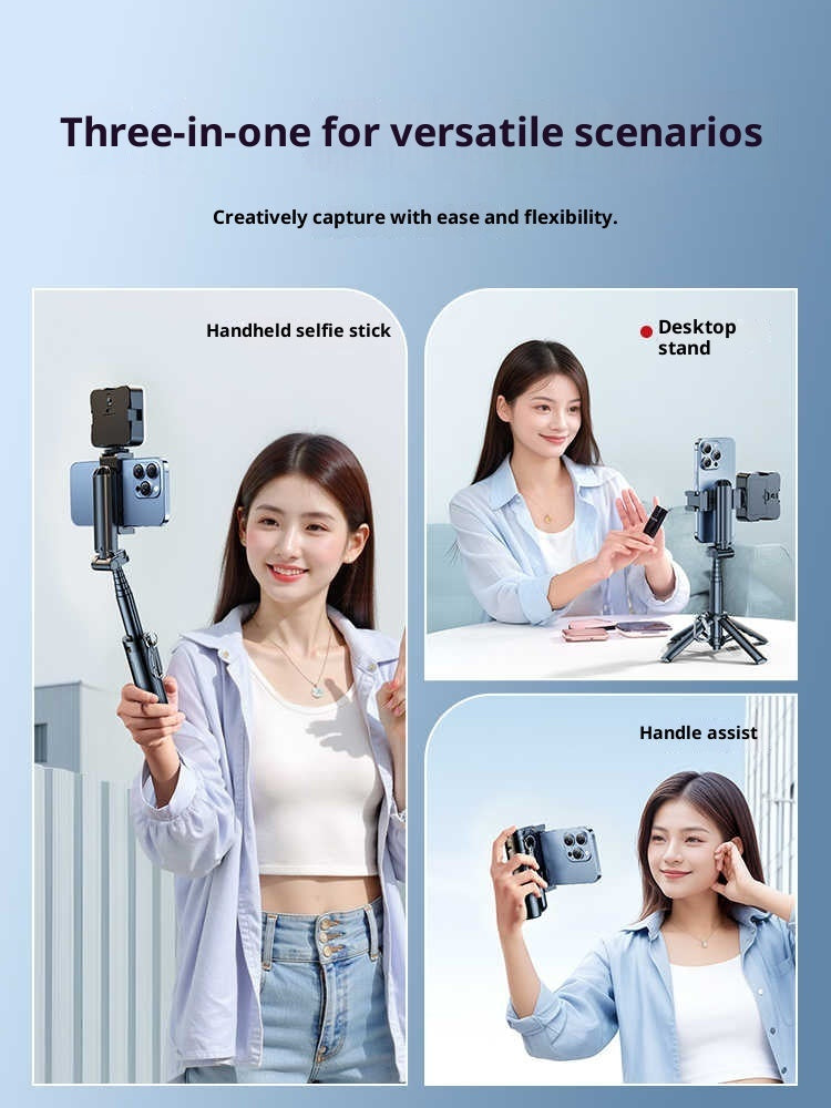 Selfie Stick Mobile Phone Holder Floor Tripod