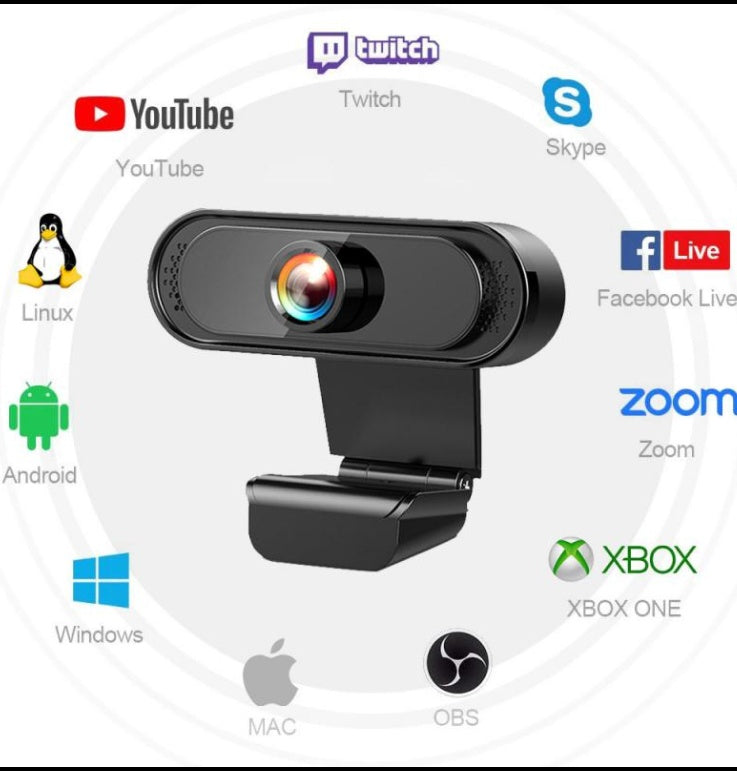 1080P2K HD Video Computer USB Webcam