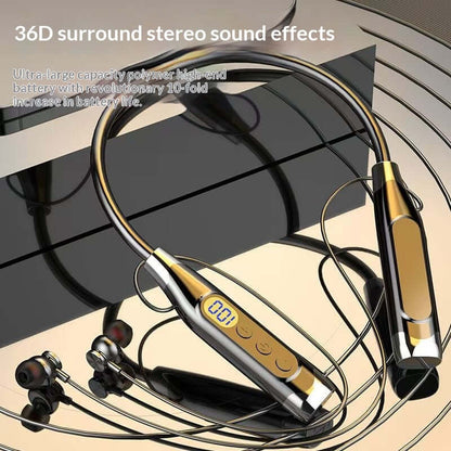 Wireless Bluetooth Neckband Earbuds with Deep Bass Sound
