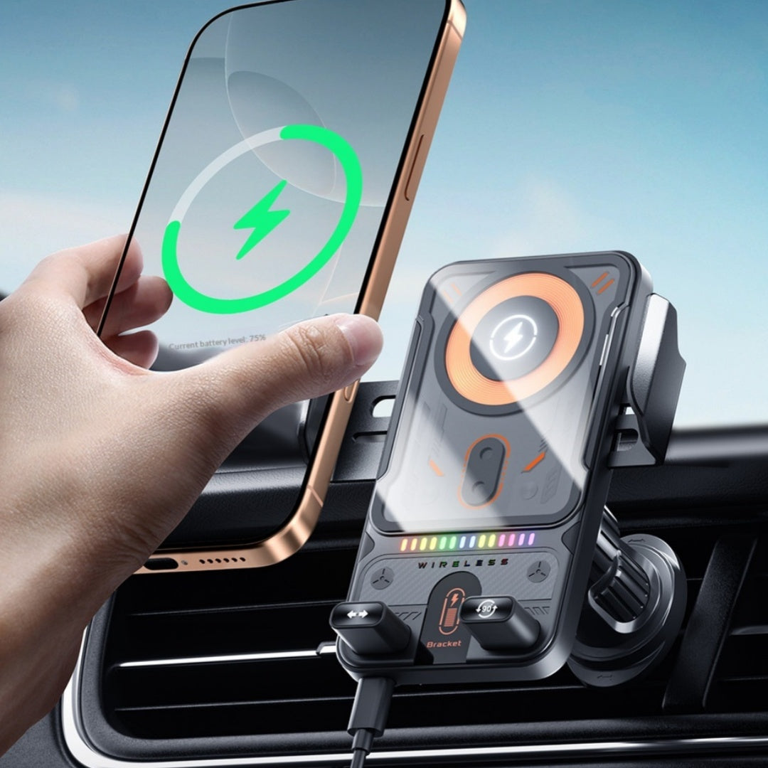 Wireless Charging Car Phone Mount For Navigation