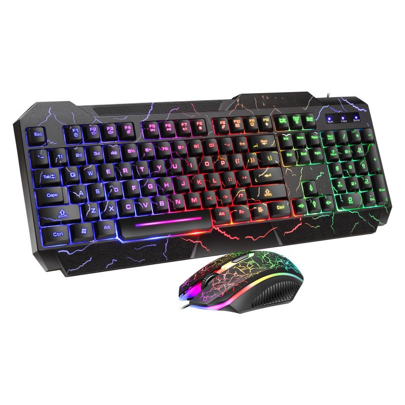 4D Mouse Keyboard Luminous Game Set