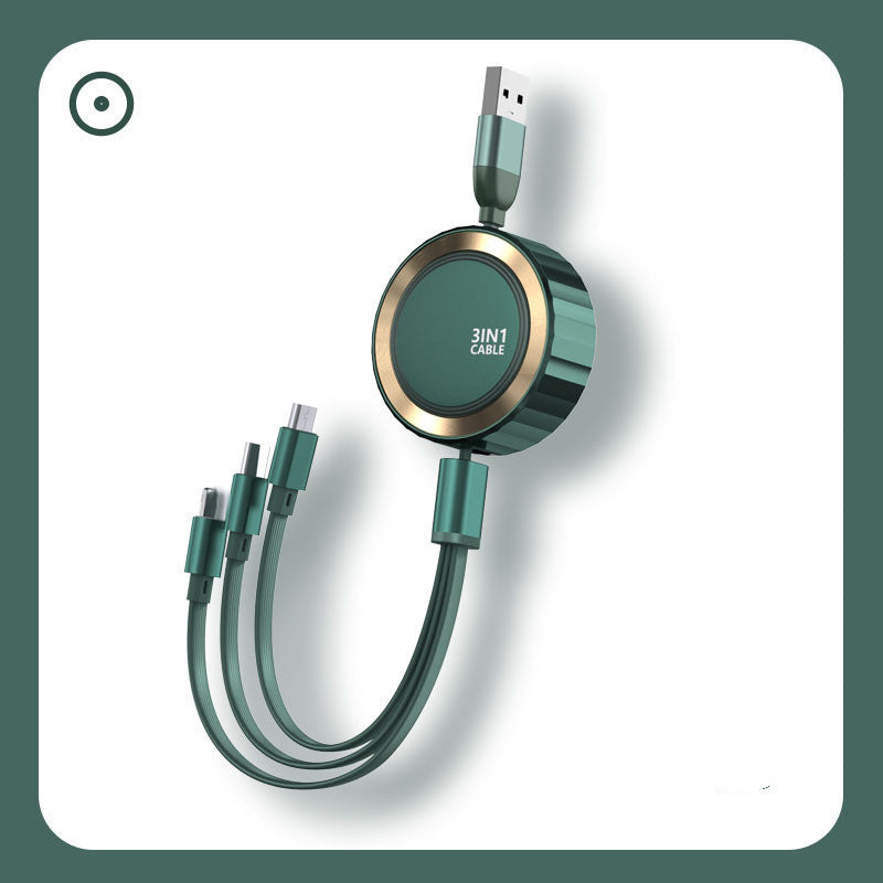 Three In One Mobile Phone Charging Cable