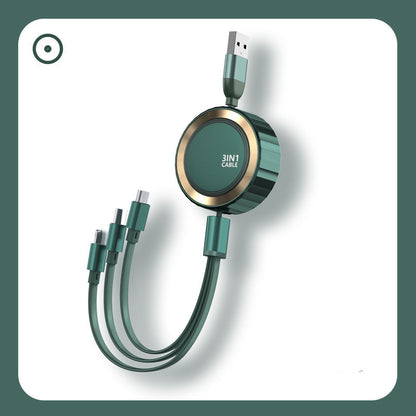 Three In One Mobile Phone Charging Cable