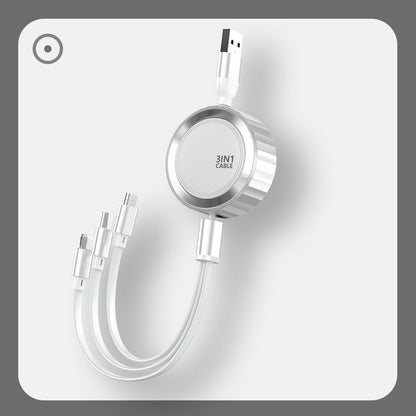Three In One Mobile Phone Charging Cable