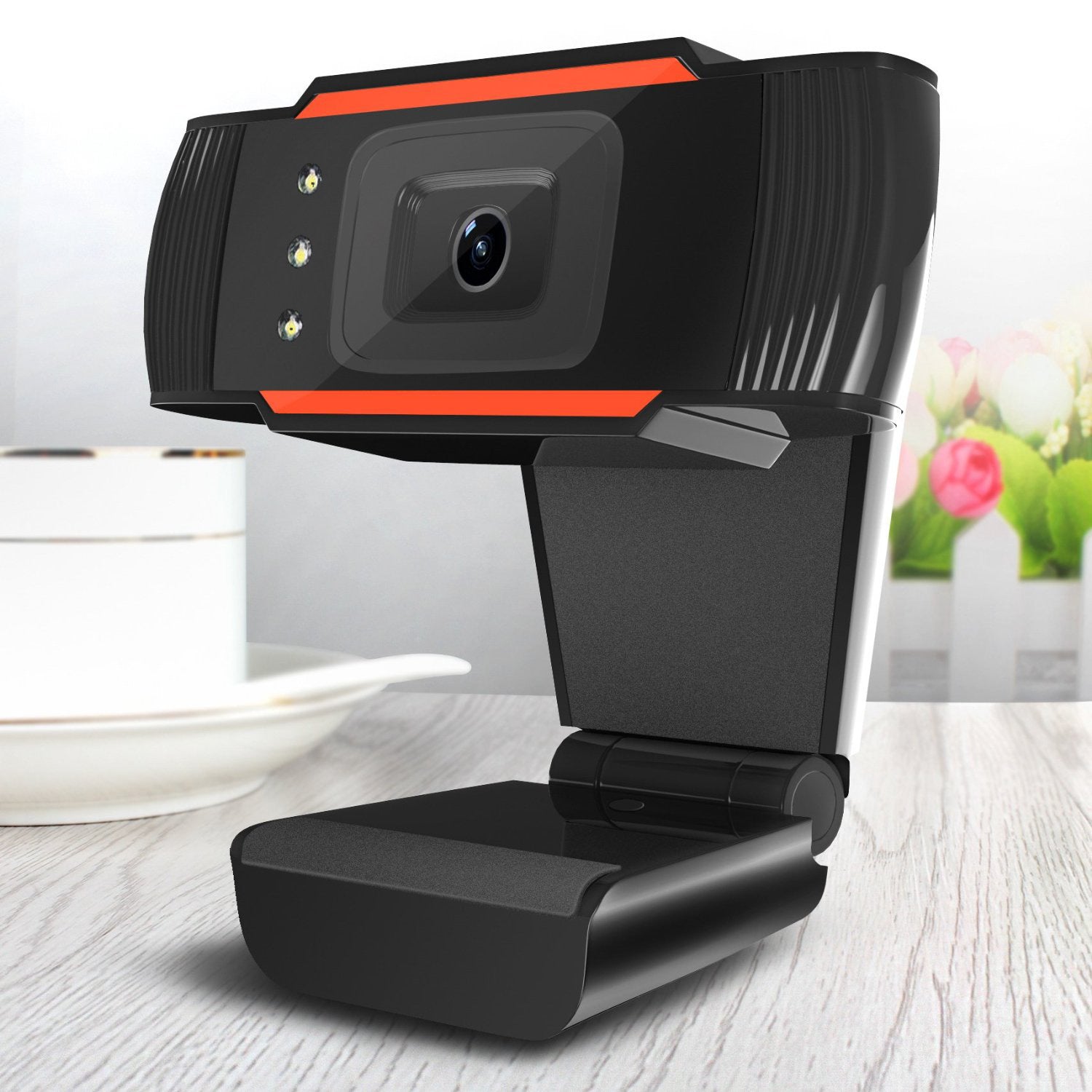 USb LED Fill Light Webcam With Adjustable Brightness