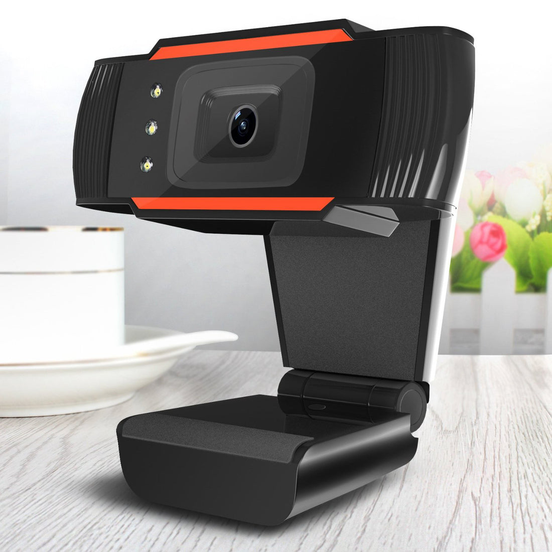 USb LED Fill Light Webcam With Adjustable Brightness