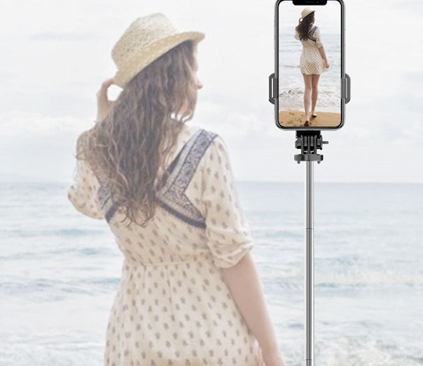 Lengthened Mobile Phone Selfie Stick Bluetooth Tripod