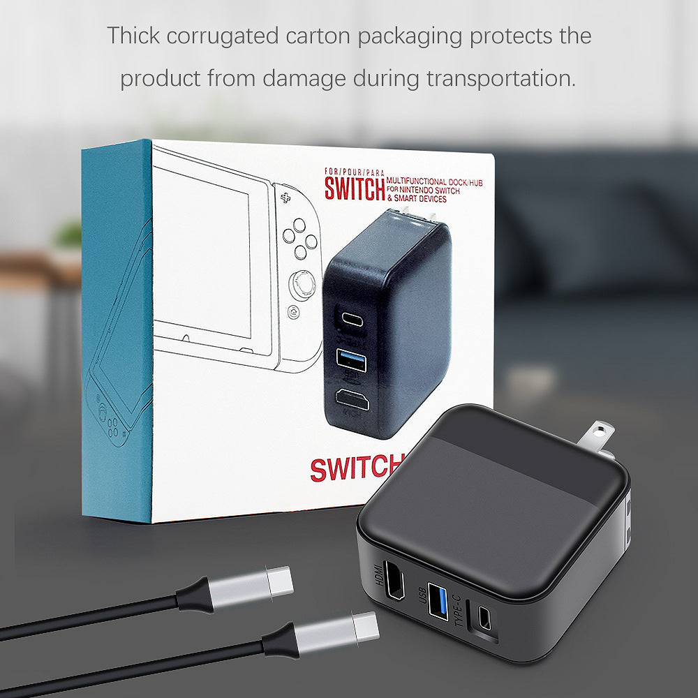 AC Adapter 2IN1 Supports TV Conversion Host Charging