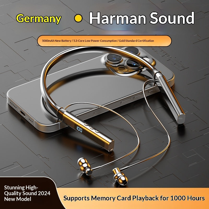New In-Ear Neckband Bluetooth Earbuds for Daily Sports Use