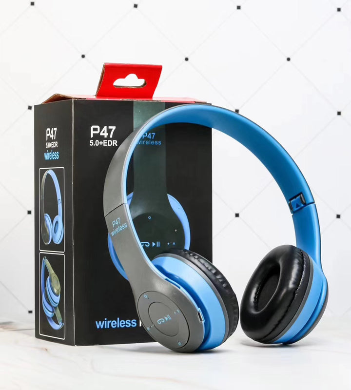 Foldable Stereo Bass Bluetooth Headphones