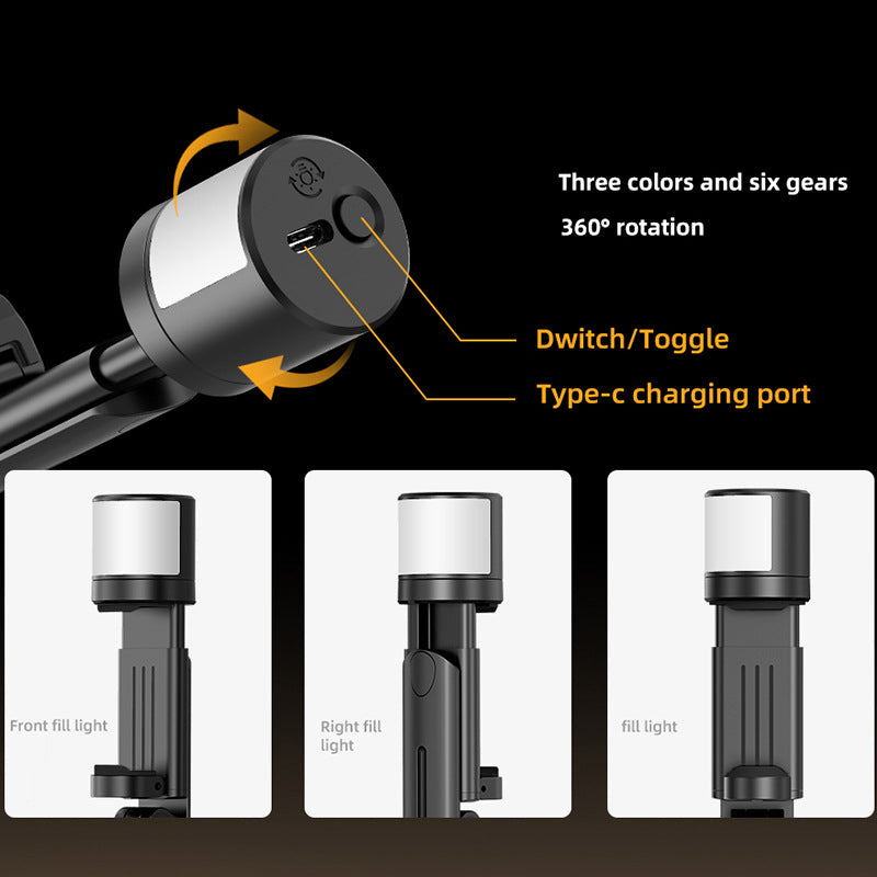Bluetooth Remote Control Mobile Phone Integrated Tripod