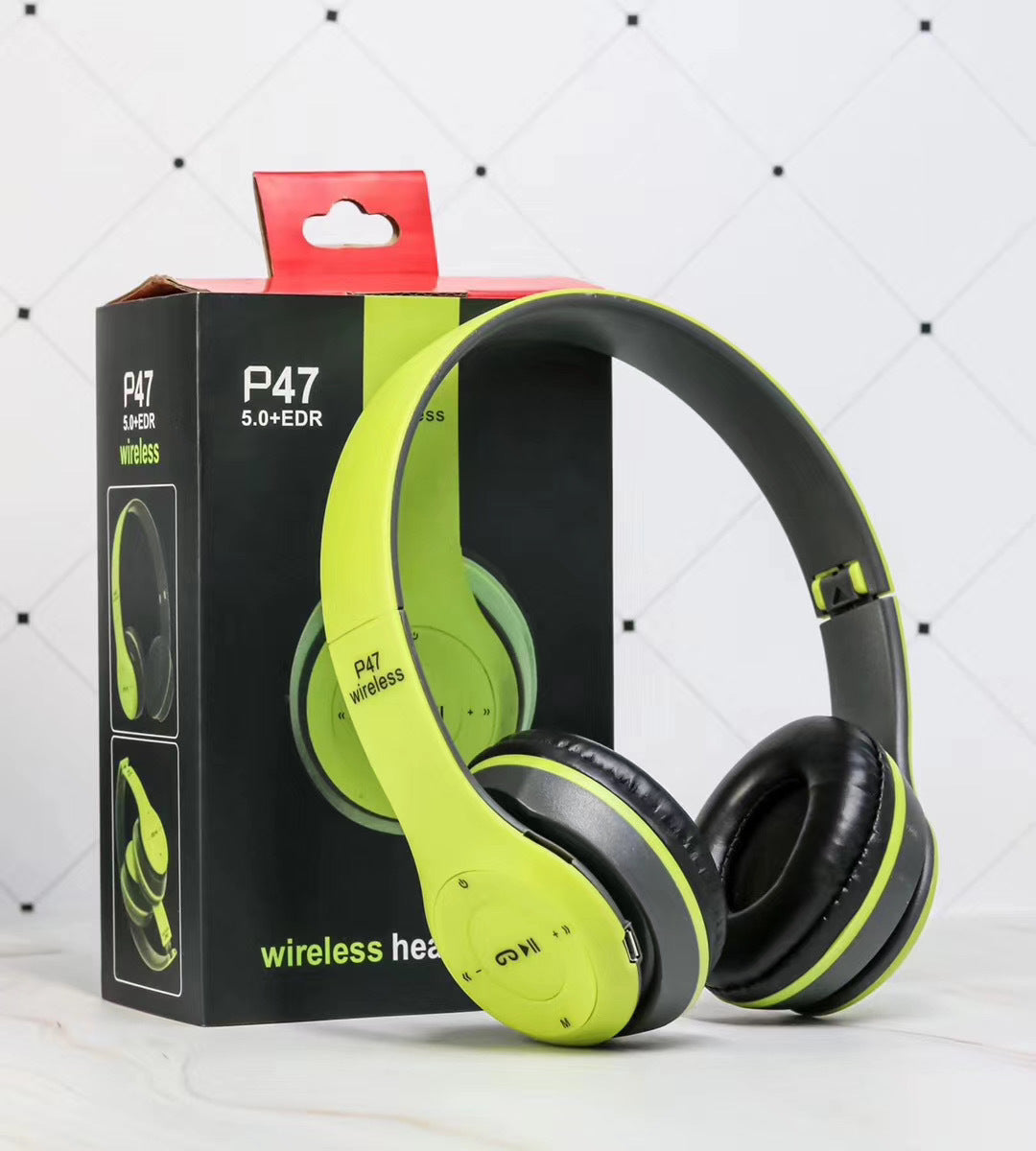 Foldable Stereo Bass Bluetooth Headphones