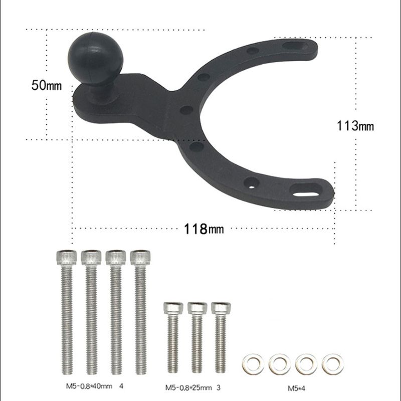 Adjustable Motorcycle GPS Phone Camera Bracket