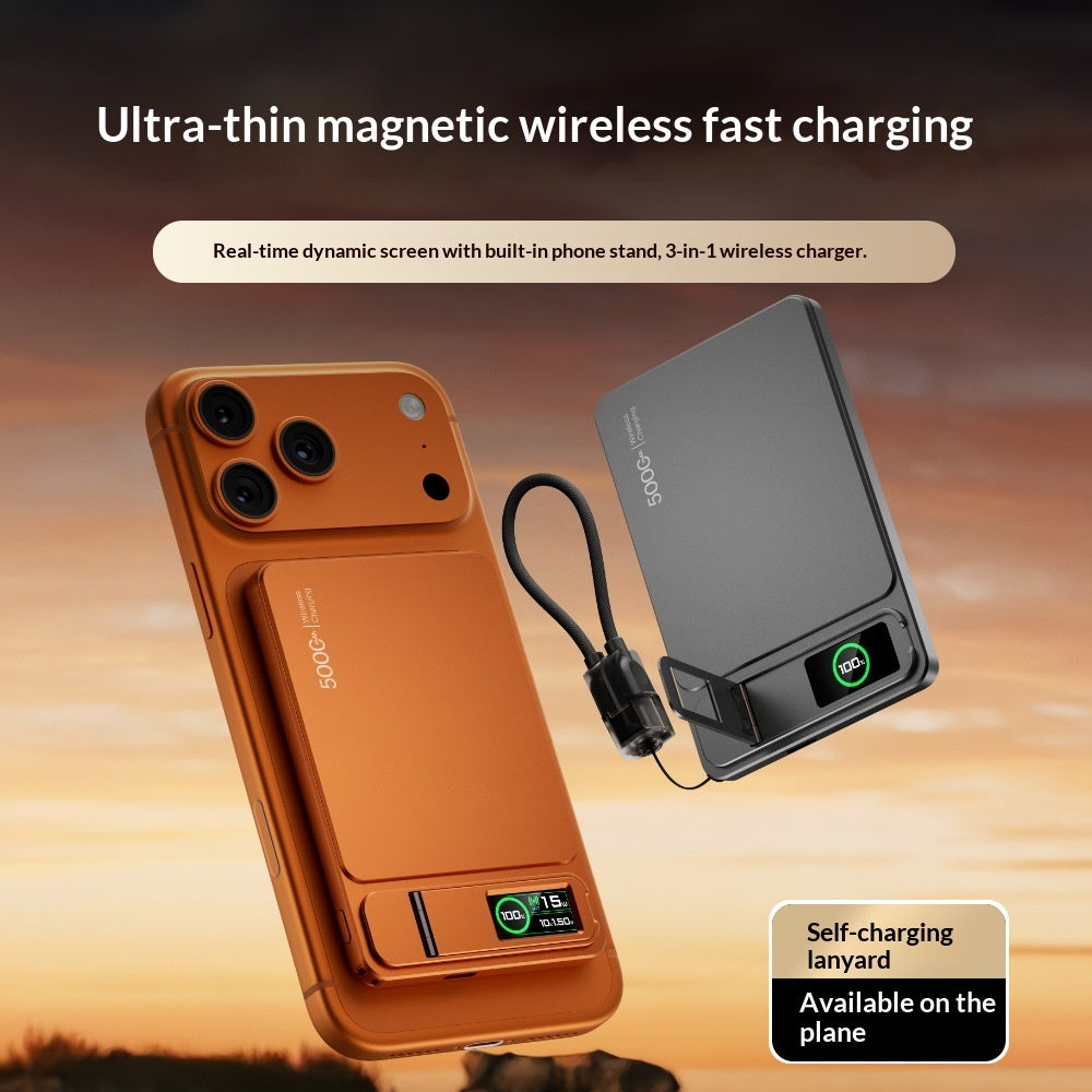 Color Screen Stand And Wireless Magnetic Charging