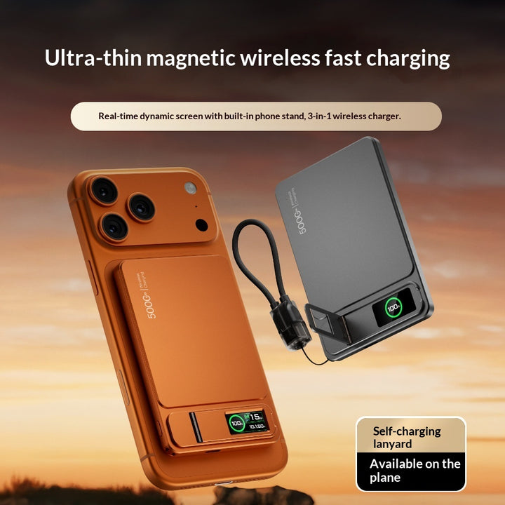 Color Screen Stand And Wireless Magnetic Charging