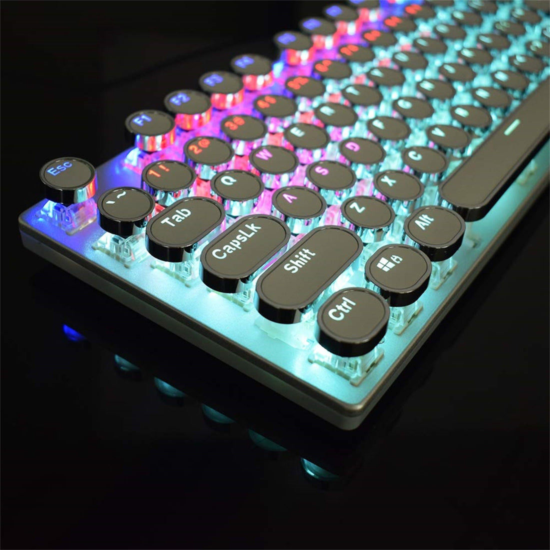 Punk Green Axis Computer Wired Gaming Keyboard